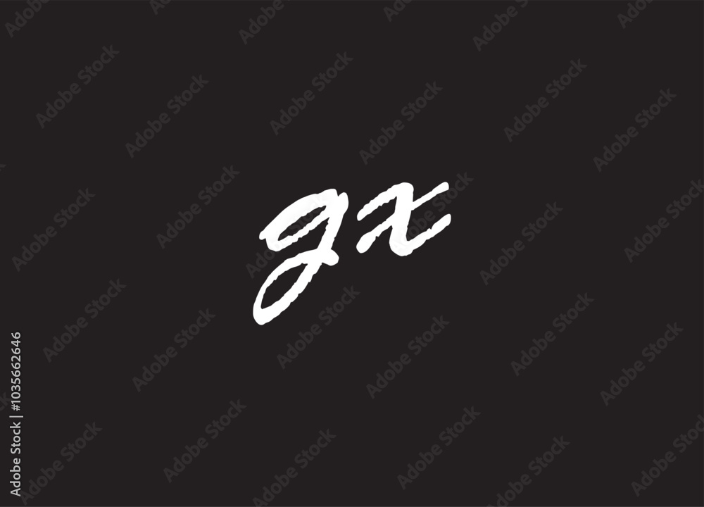 GX letter logo and initial logo design GX letter logo and initial logo design