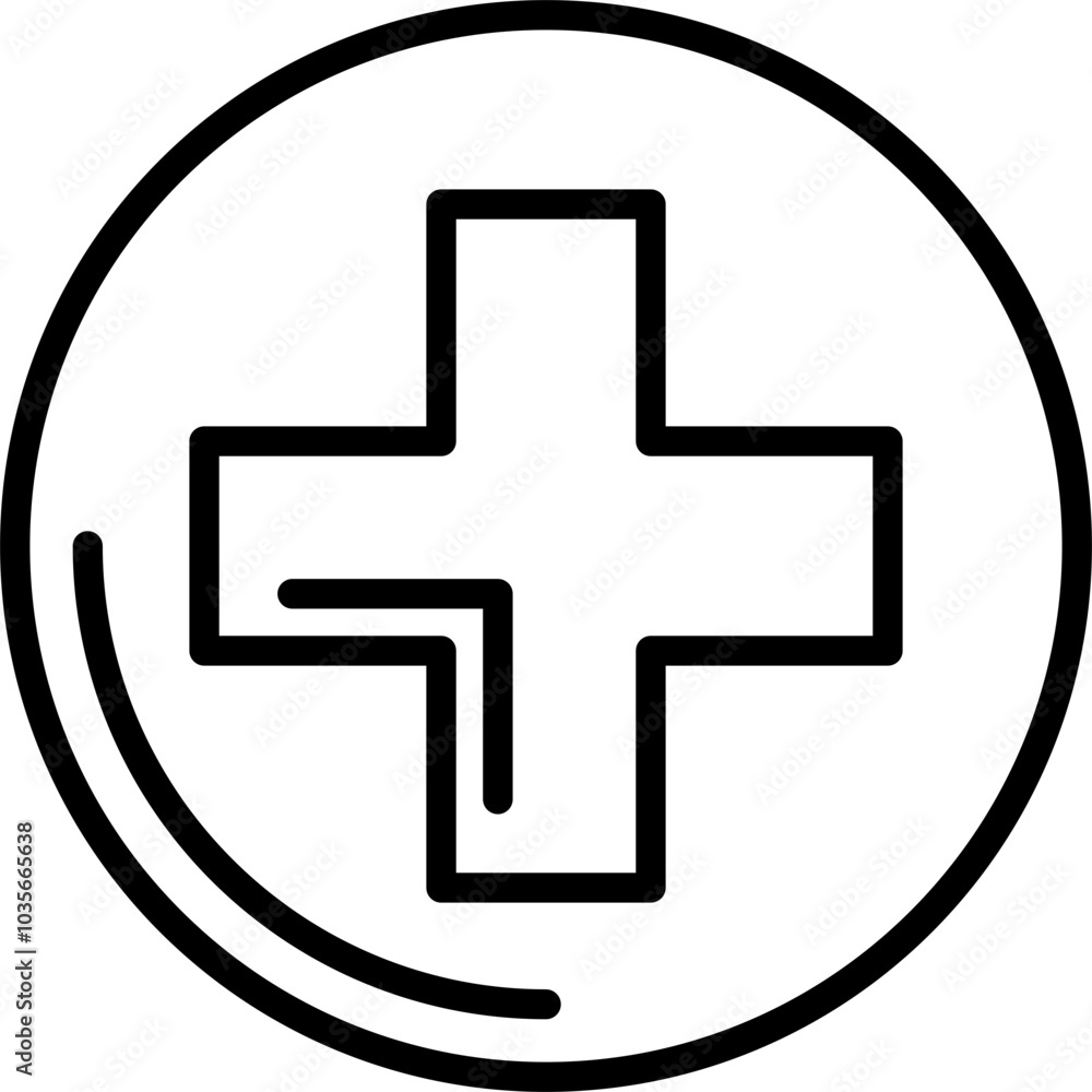 Obraz premium Hospital Icon