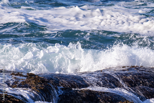 Waves and rocks