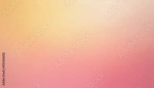 Elegant Pastel Gradient Texture with Smooth Pink to Yellow Fade for Minimalist Backgrounds, Presentation Designs, Soft Abstract Art, and Creative Digital Projects Requiring a Subtle Color Transition