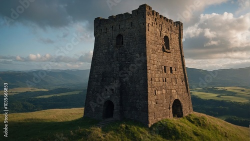 An enchanting archer tower hidden in a magical forest