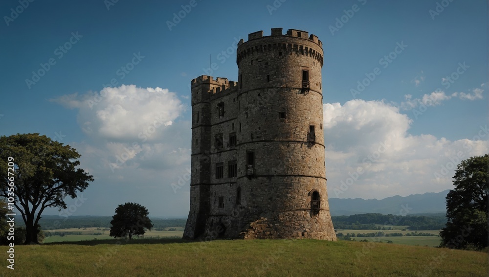 An enchanting archer tower hidden in the woods invites exploration and joy An enchanting archer tower hidden in the woods invites exploration and joy