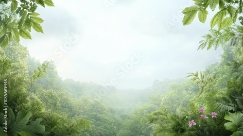 Biodiversity preservation visual with lush forests and wildlife, dynamic natural lighting, vibrant tones