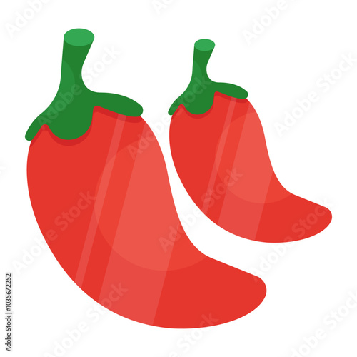 Perfect design icon of chillies 

