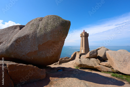 Lighthouse of Ploumanac'h a...