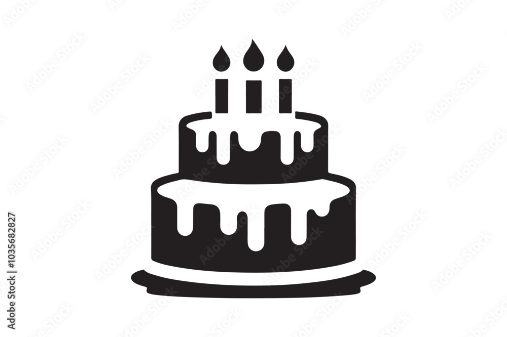 Birthday Cake silhouette vector 54.eps Birthday Cake silhouette vector 54.eps
