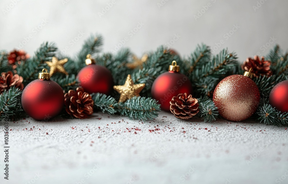 Merry Christmas wreath with glittery stars and colorful orbs, on transparent background (RGBA 3D Rendering PNG). Merry Christmas wreath with glittery stars and colorful orbs, on transparent background (RGBA 3D Rendering PNG).