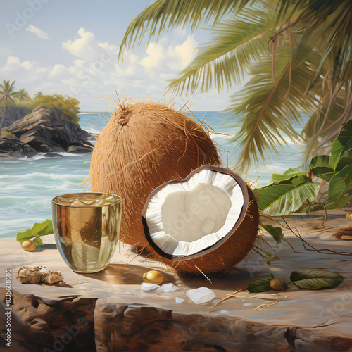 coconut and drink