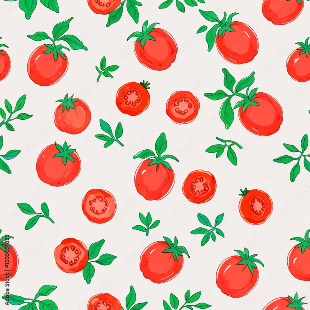 tomato seamless background tomato seamless background