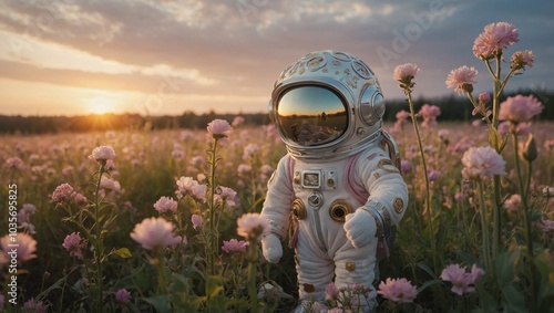 little girl in a field of poppies