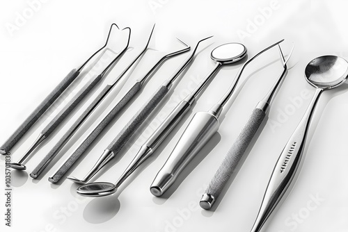 A Comprehensive Set of Dental Instruments for Oral Care