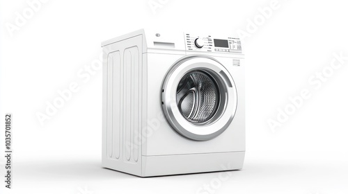 A modern washing machine designed for household laundry tasks.