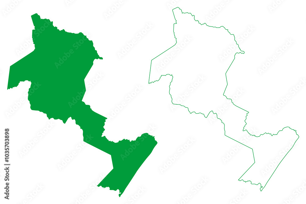 Entre Rios municipality (Bahia state, Municipalities of Brazil, Federative Republic of Brazil) map vector illustration, scribble sketch Entre Rios map Entre Rios municipality (Bahia state, Municipalities of Brazil, Federative Republic of Brazil) map vector illustration, scribble sketch Entre Rios map