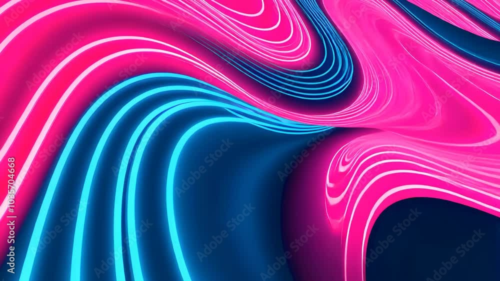 Vibrant Pink and Blue Fluid Abstract Waves in Motion
Vibrant Pink and Blue Fluid Abstract Waves in Motion