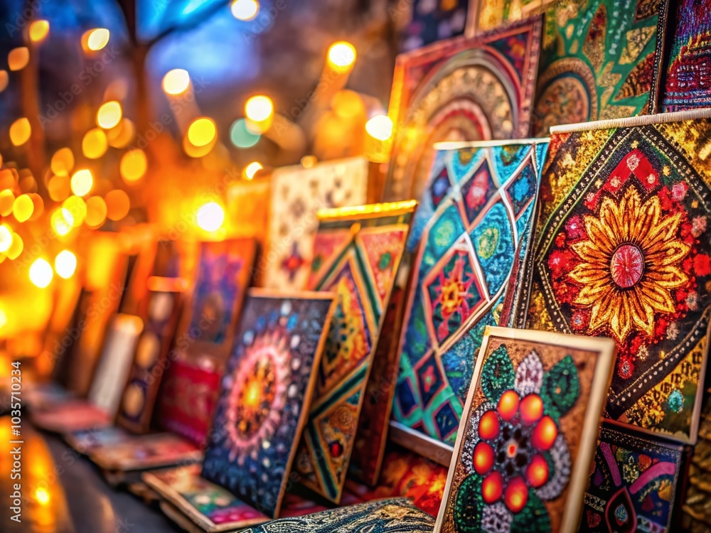 Ethnic Pattern Card Designs - Long Exposure Photography for Creative Inspiration Ethnic Pattern Card Designs - Long Exposure Photography for Creative Inspiration