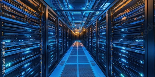Plakat Server Room Network.