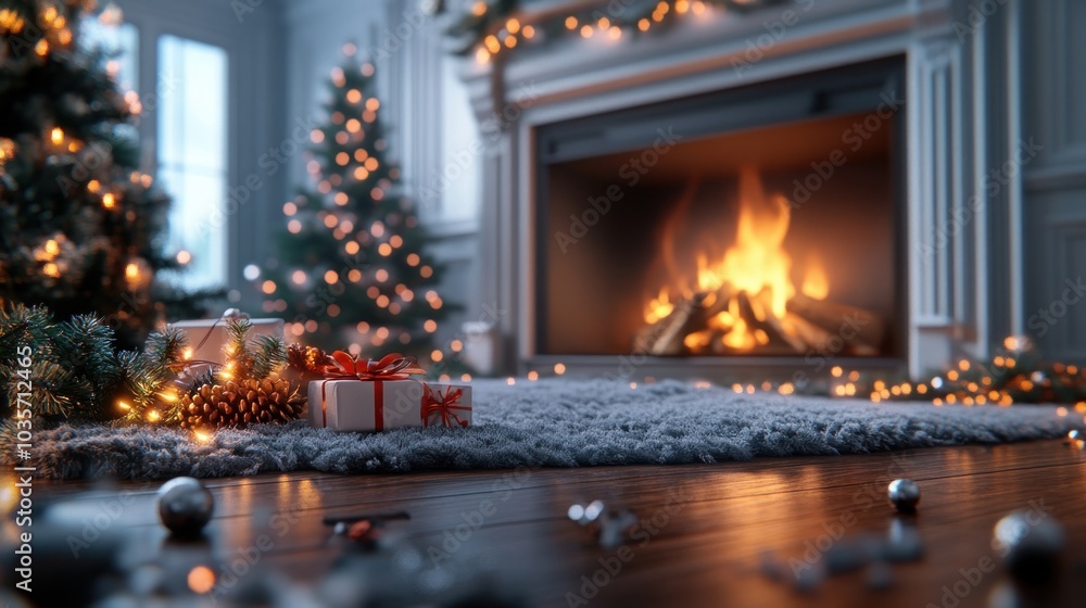 Cozy Christmas Fireplace Warmth, Crackling Fire, Festive Decor, Christmas Tree, Holiday Cheer, Cozy Ambiance, Relaxing Atmosphere, Winter Wonderland, Festive Lights, Home Decor, Fireplace Mantel Cozy Christmas Fireplace Warmth, Crackling Fire, Festive Decor, Christmas Tree, Holiday Cheer, Cozy Ambiance, Relaxing Atmosphere, Winter Wonderland, Festive Lights, Home Decor, Fireplace Mantel