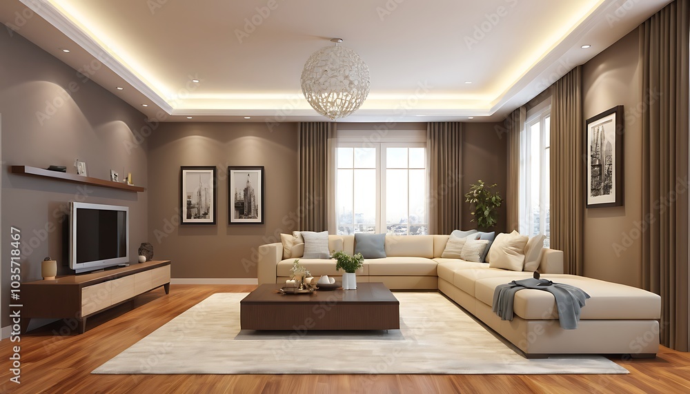 Home luxury drawing room lighting and indoor plants image. Home luxury drawing room lighting and indoor plants image.