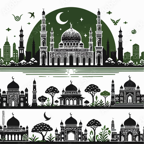 illustration of a mosque