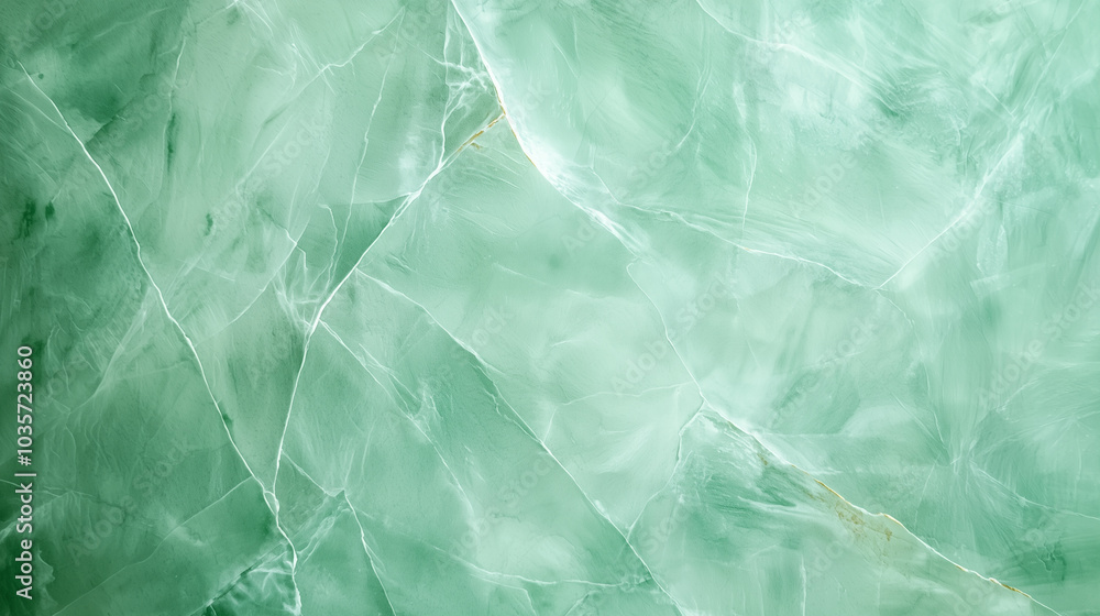 Obraz premium Mint Green Marble Texture Background