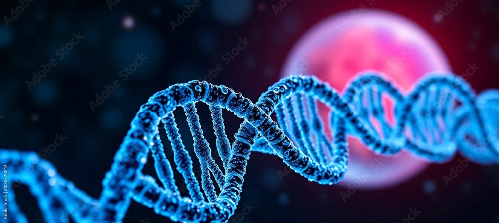Genetic illustration of human dna Genetic illustration of human dna
