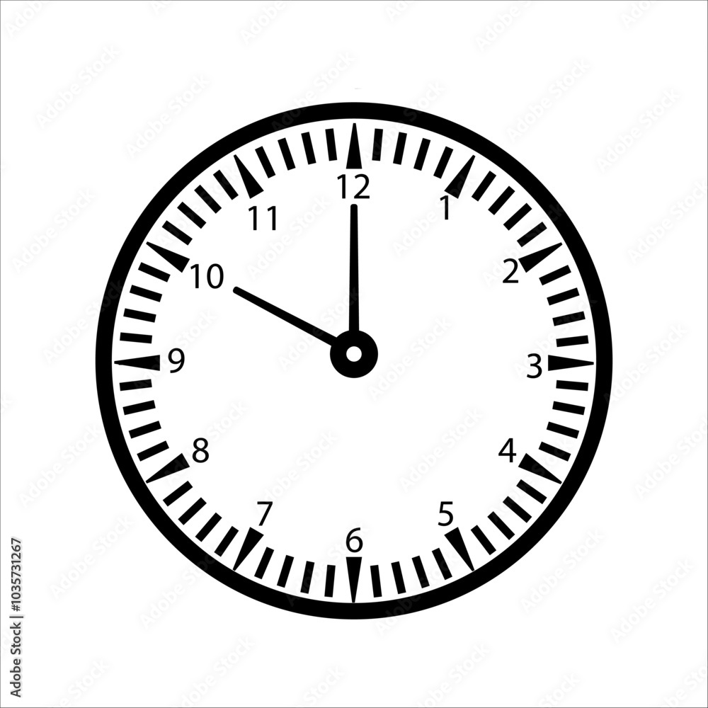 simple clock vector icon. clock icon simple clock vector icon. clock icon