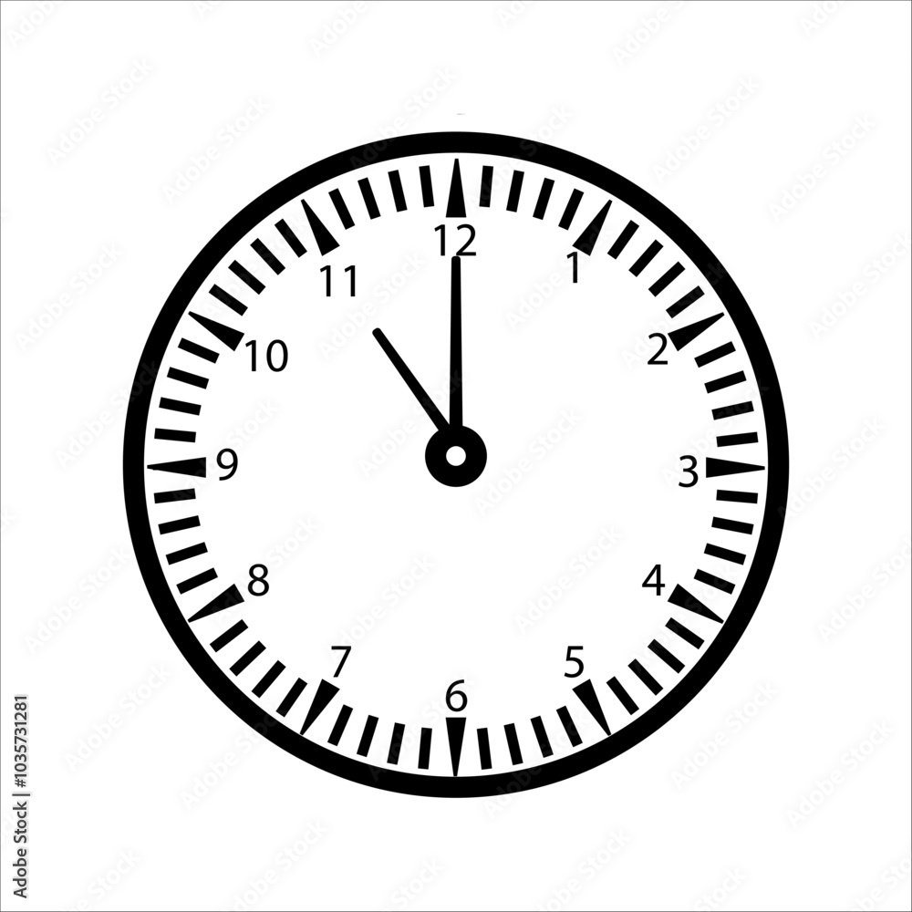 simple clock vector icon. clock icon simple clock vector icon. clock icon