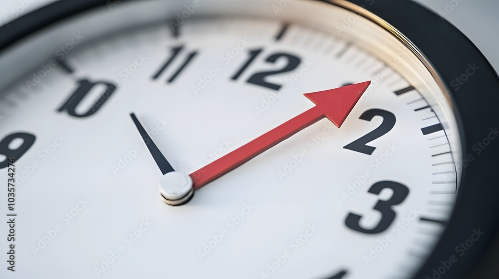 Close-up of an analog clock face showing the time as 2:00, emphasizing the hour hand's position and minute details. Close-up of an analog clock face showing the time as 2:00, emphasizing the hour hand's position and minute details.