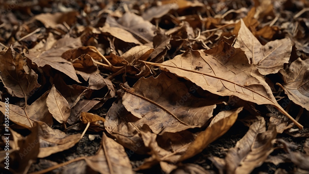 leaves in the background and a pile of leaves nearby leaves in the background and a pile of leaves nearby