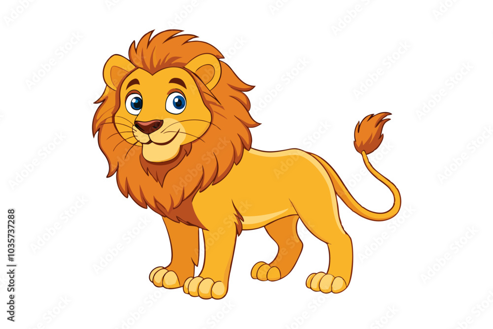 Lion cartoon vector illustration Lion cartoon vector illustration
