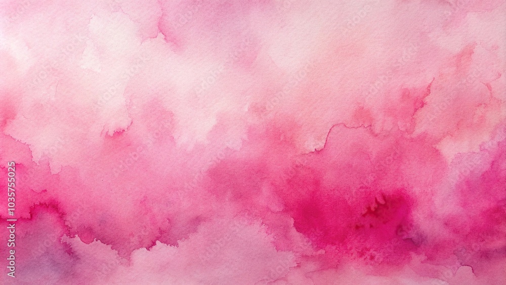 Fototapeta premium Abstract watercolour background of pink shades swirling Close-Up