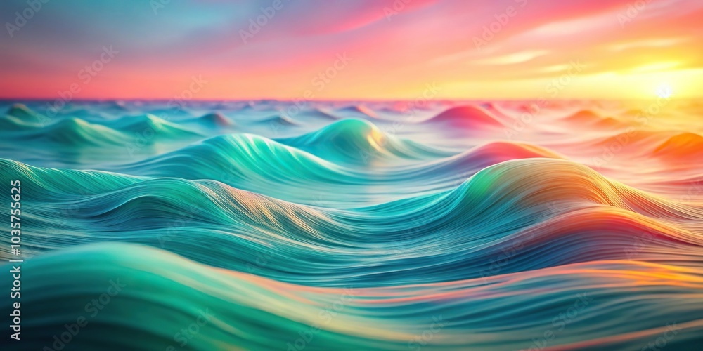 abstract wave background in soft pastel blue green orange red and pink colors abstract wave background in soft pastel blue green orange red and pink colors