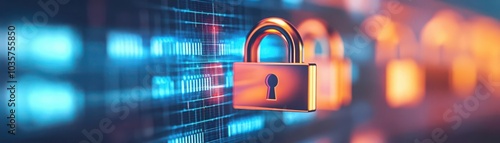 Artistic representation of data privacy laws safeguarding a digital network, data security, legal compliance