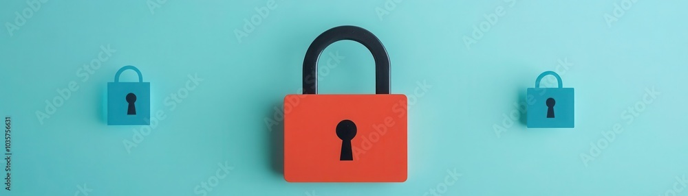 Visualization of a personal data breach being blocked by strong security policies, information security, policy compliance Visualization of a personal data breach being blocked by strong security policies, information security, policy compliance