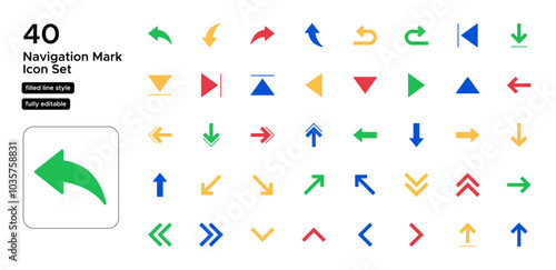 Navigation Mark Flat Icon Set: Location Pins, Maps, and GPS Markers Icons