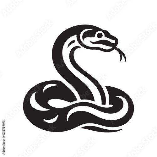 Stunning Boa Constrictor Silhouette Vectors for Graphic Design