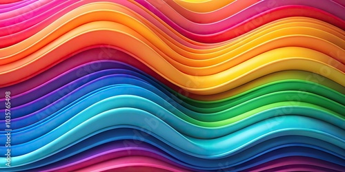 Abstract wavy gradient flowing colorful background wallpaper