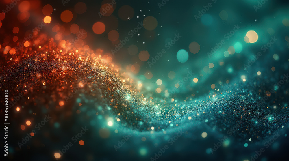 Obraz premium Vibrant Holiday and Abstract Bokeh Background for Festive Designs, Wallpapers, and Celebratory Visuals