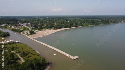 Wallpaper Mural Sand and Beach in Port Burwell, Ontario Canada Torontodigital.ca