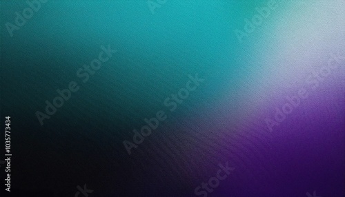 Vibrant Gradient Texture: Abstract Teal and Purple Fade Background with Smooth Transition and Soft Light Effect for Modern Digital Designs, Presentations, Minimalist Visual Branding with Copy Space