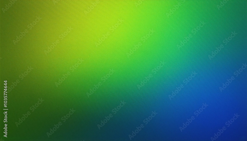 Fototapeta premium Vibrant Gradient Texture with Bold Blue, Green, and Yellow Hues. Perfect for Dynamic Backgrounds in Digital Design, Websites, Marketing Campaigns, Presentations with Ample Copy Space Text Integration