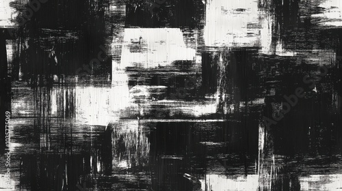 Distressed black overlay with a random pattern and gradient background, creating a textured and weathered look. Perfect for additng depth to designs, banners, or wallpapers. 