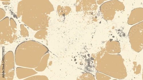 Distressed beige overlay with a random pattern and gradient background, creating a textured and weathered look. Perfect for additng depth to designs, banners, or wallpapers. 