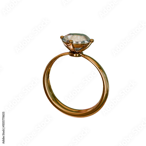 Ring  isolated transparent background