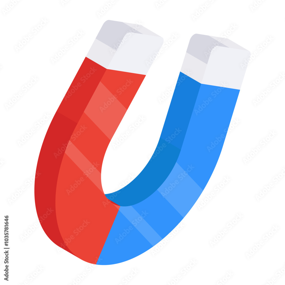 An icon design of magnet
An icon design of magnet