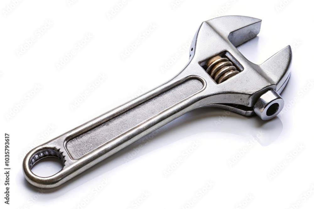 adjustable wrench isolated on white background adjustable wrench isolated on white background