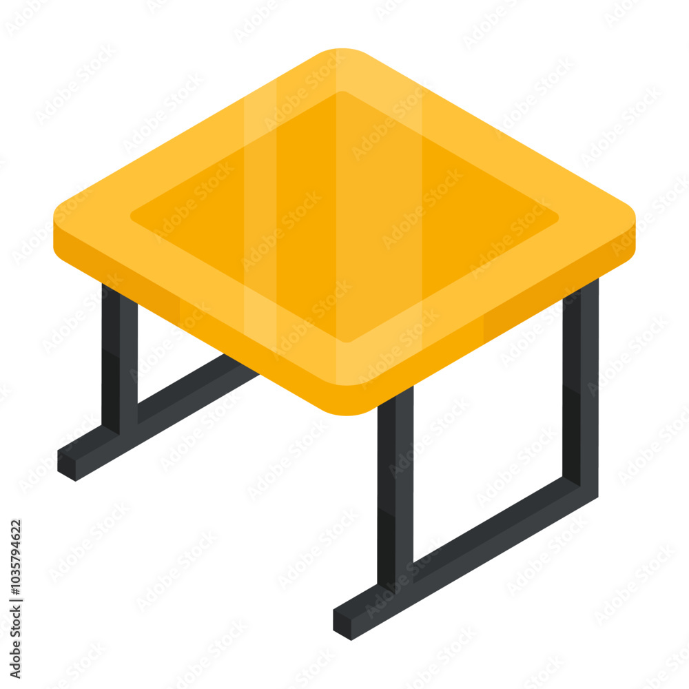 An icon design of table


