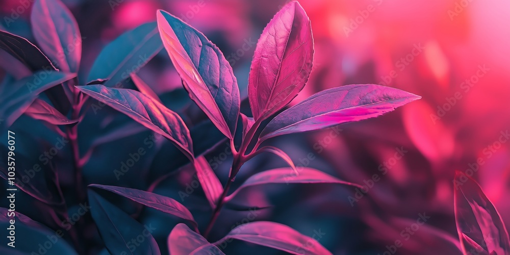 Lush foliage in vivid colors with a dreamy glow showcases nature's beauty and serenity. Lush foliage in vivid colors with a dreamy glow showcases nature's beauty and serenity.