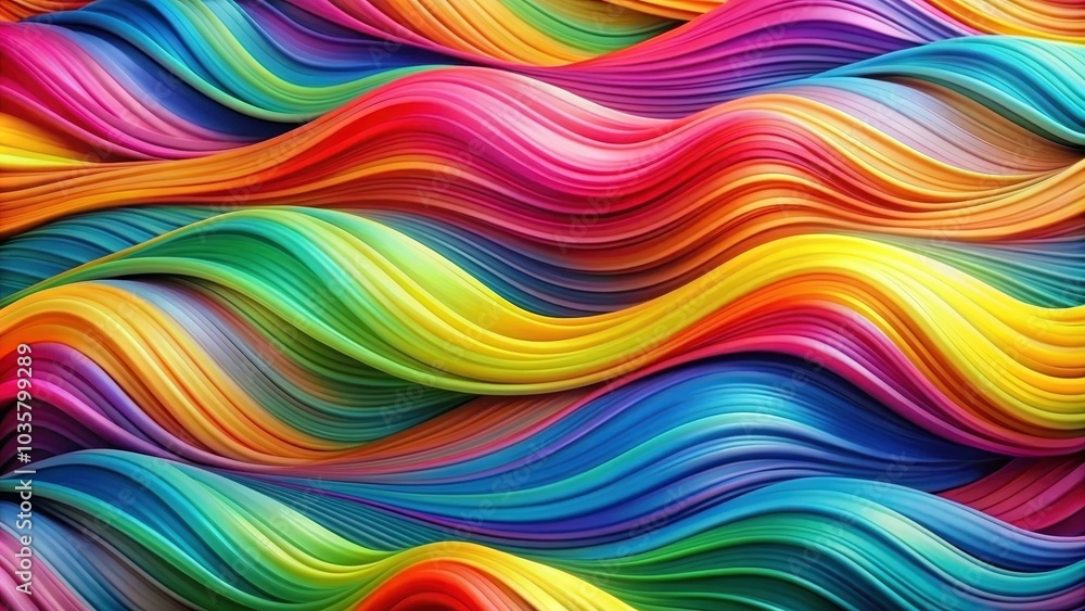 Abstract photo of colorful waves flowing gracefully in a mesmerizing pattern , abstract, waves, flow, background, design Abstract photo of colorful waves flowing gracefully in a mesmerizing pattern , abstract, waves, flow, background, design