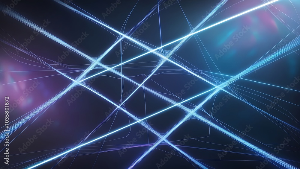 Abstract background with holographic lines. Generative Ai. Abstract background with holographic lines. Generative Ai.